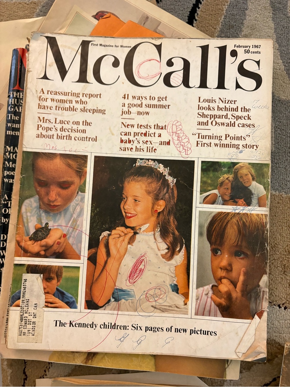 Vintage McCalls Magazine Febuary 1967